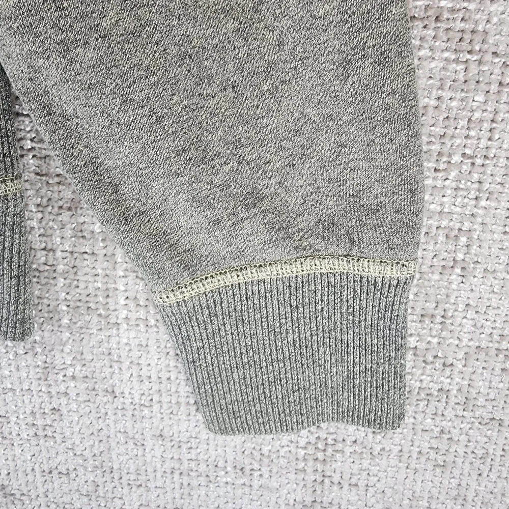 American Eagle Outfitters Hoodie Mens M Gray Full Zip Fleece Vintage‎ 1977